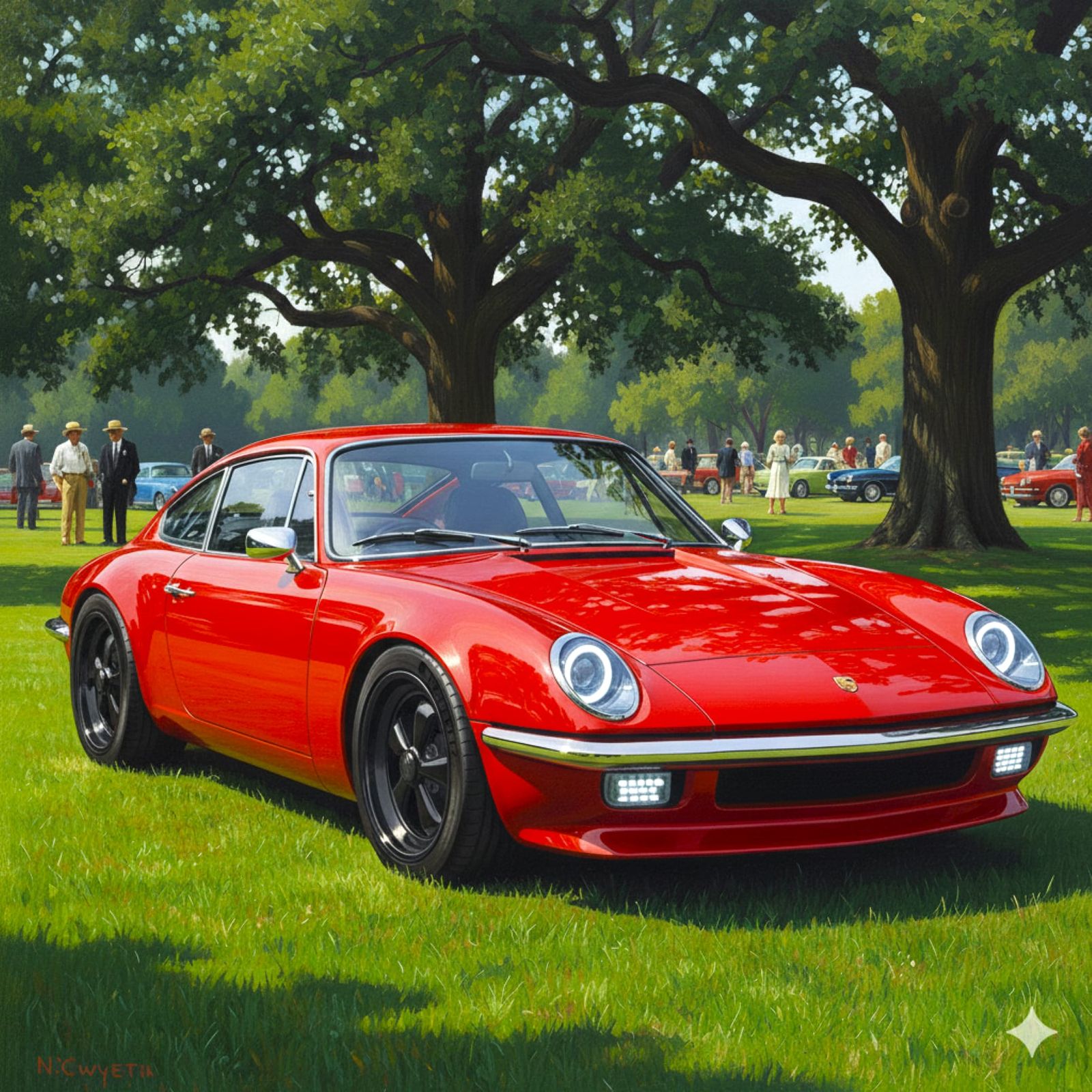 Porsche 911T by Michelotti (fictional)