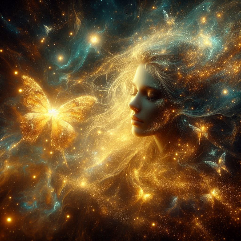Cosmic Girl & Butterfly
