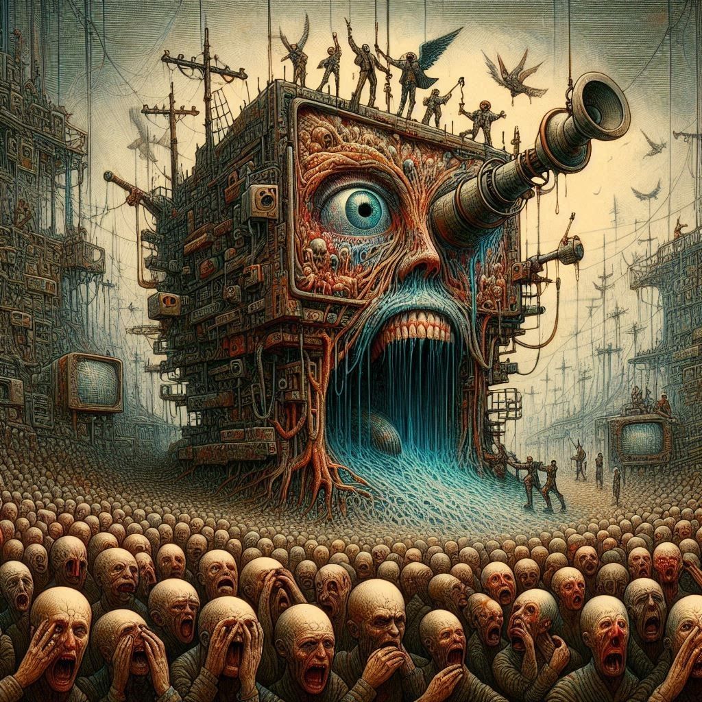 everyone trembled and cried and cried in the face of this an...