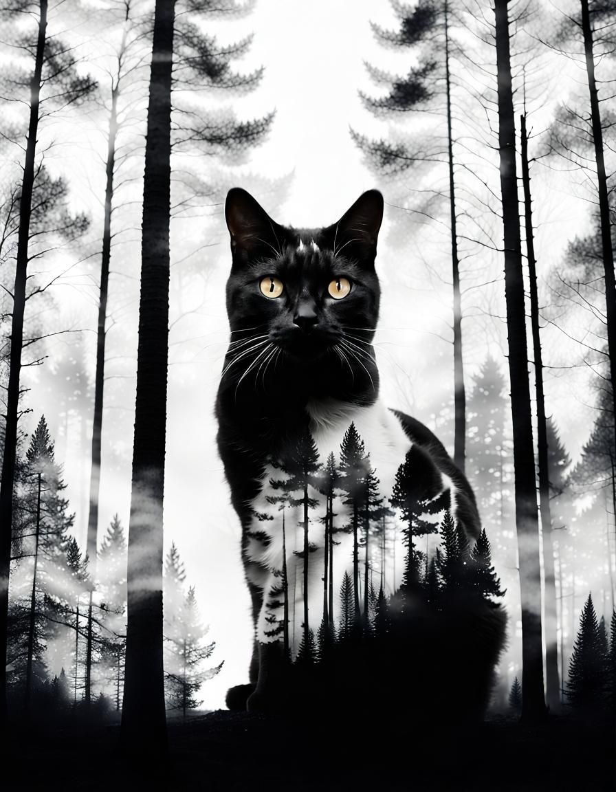 The Black Cat  by @Edgar AI