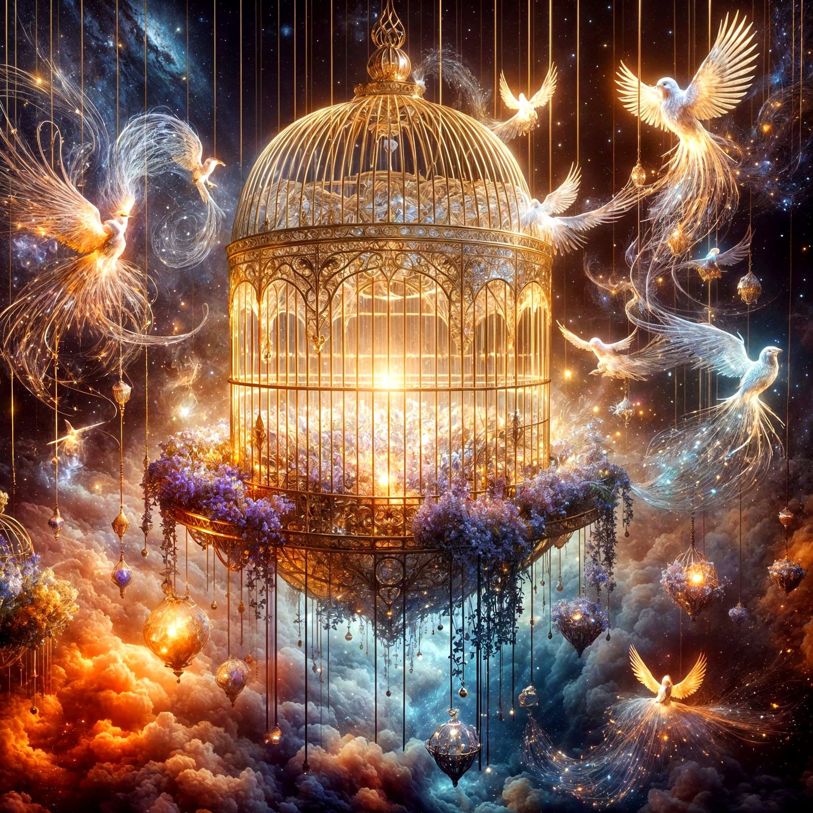 Celestial Birdcage  by @Joe