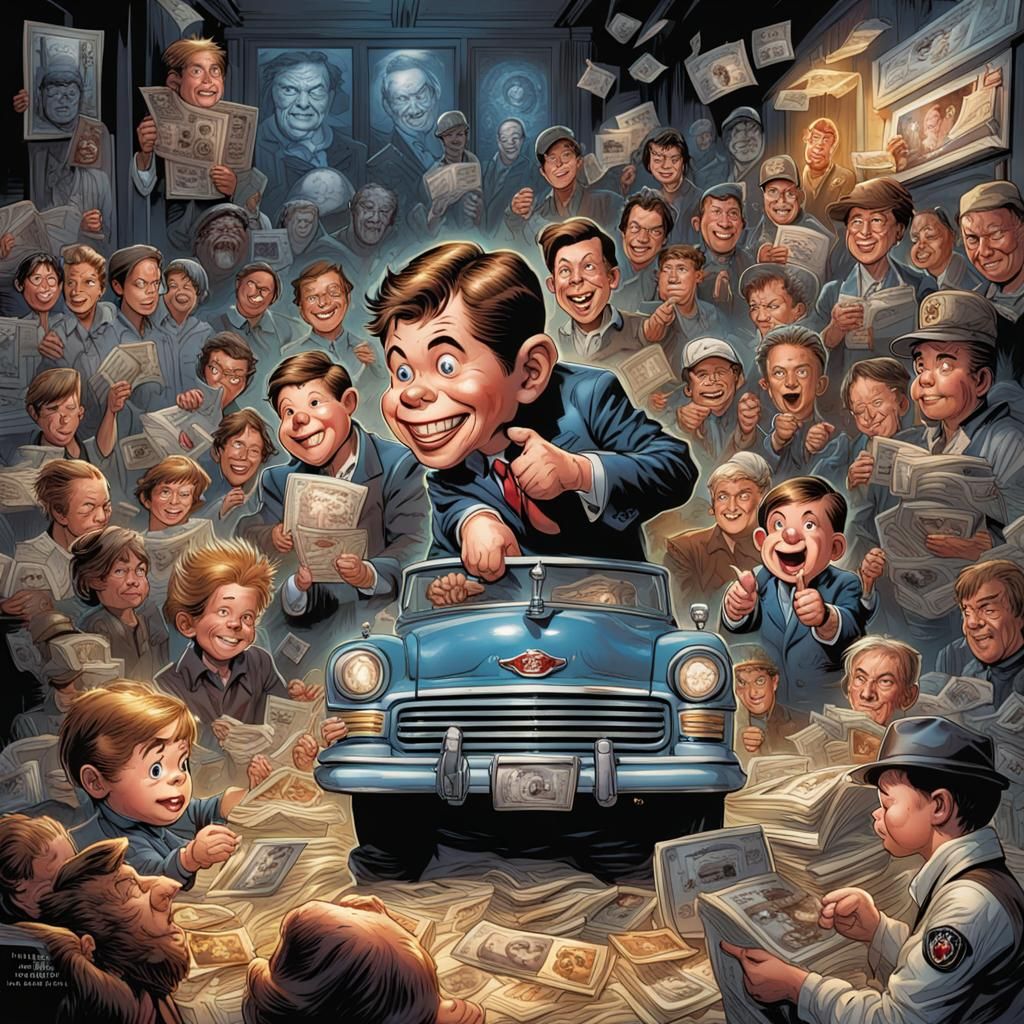 Mad Magazine’s Alfred E. Neuman Mark Brooks and Dan Mumford,...
