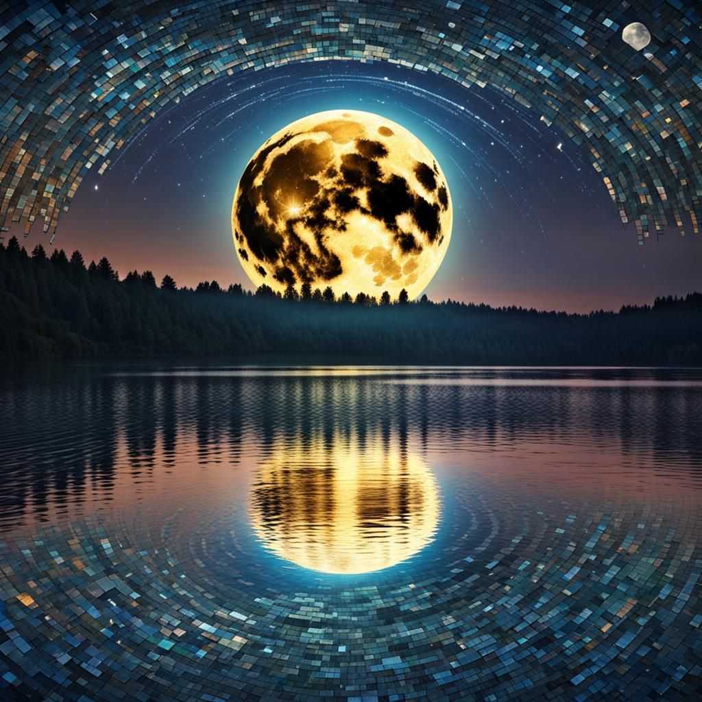 Moon - AI Generated Artwork - NightCafe Creator