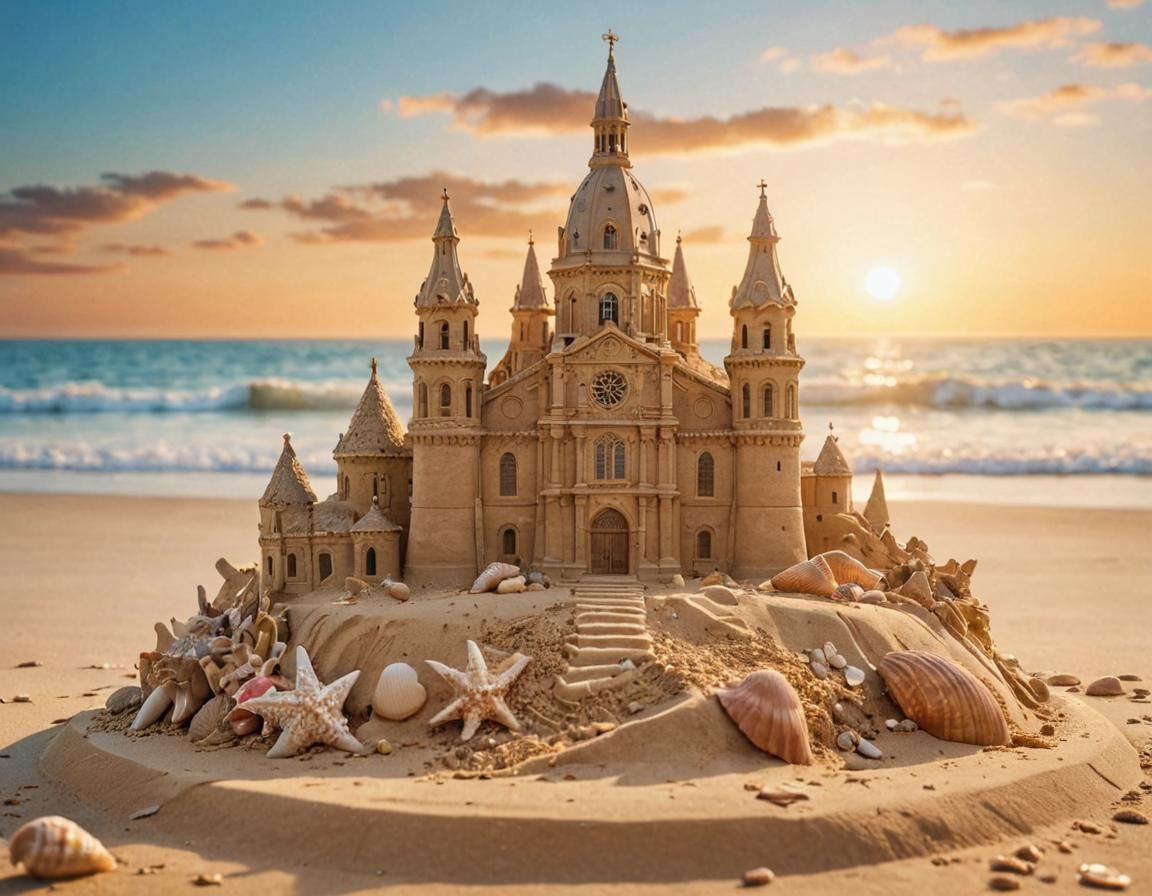 St. Michael's Cathedral Sand Castle.   by @Pulp_History 