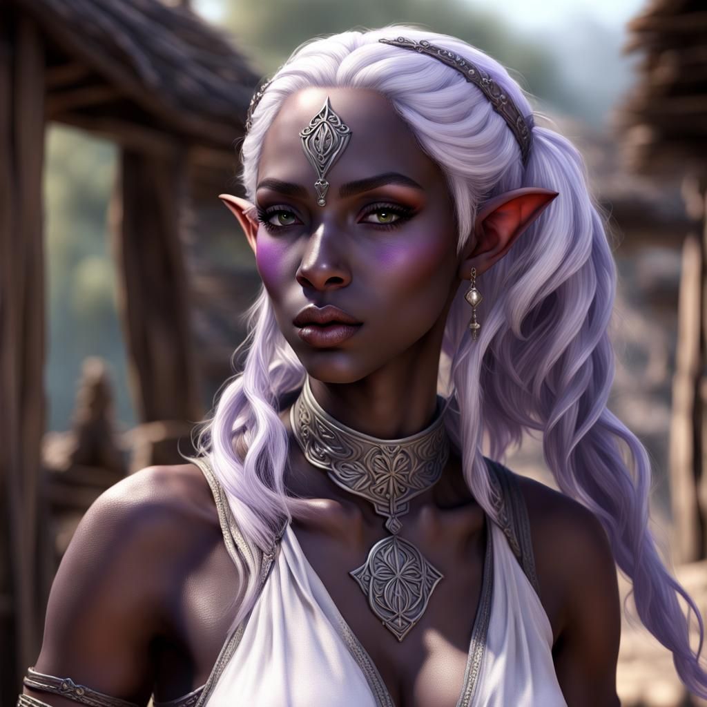 Drow adventurer I - AI Generated Artwork - NightCafe Creator