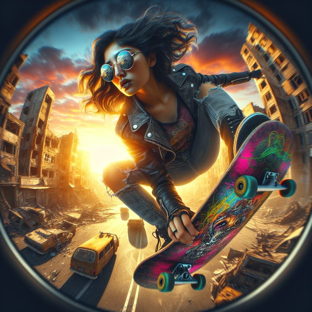 Sunset trick  by @Steppenwolf