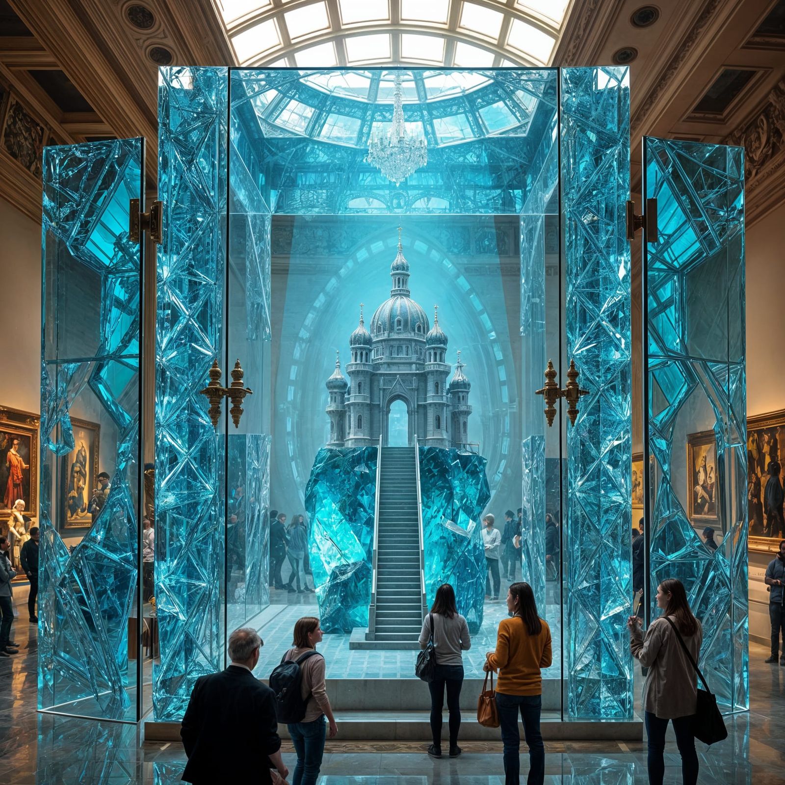 The Crystal Castle model  by @Mumbai AI