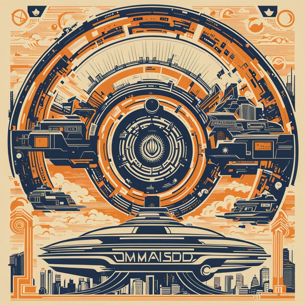 Light, bright, retro-futuristic, ambassador, new world allia...