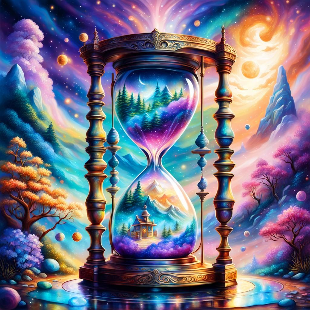 Hourglass 2 - AI Generated Artwork - NightCafe Creator