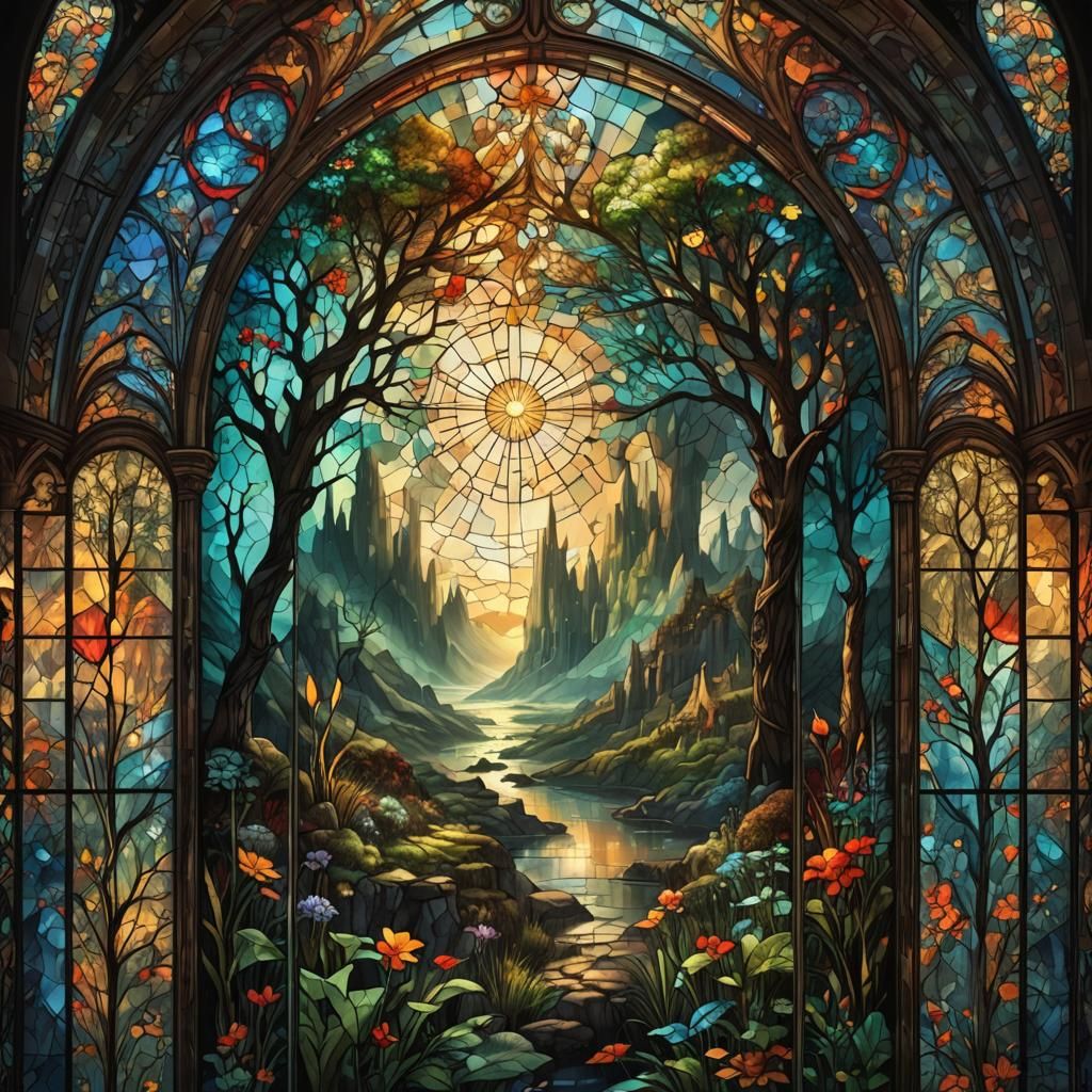 Stained glass   by @Katie