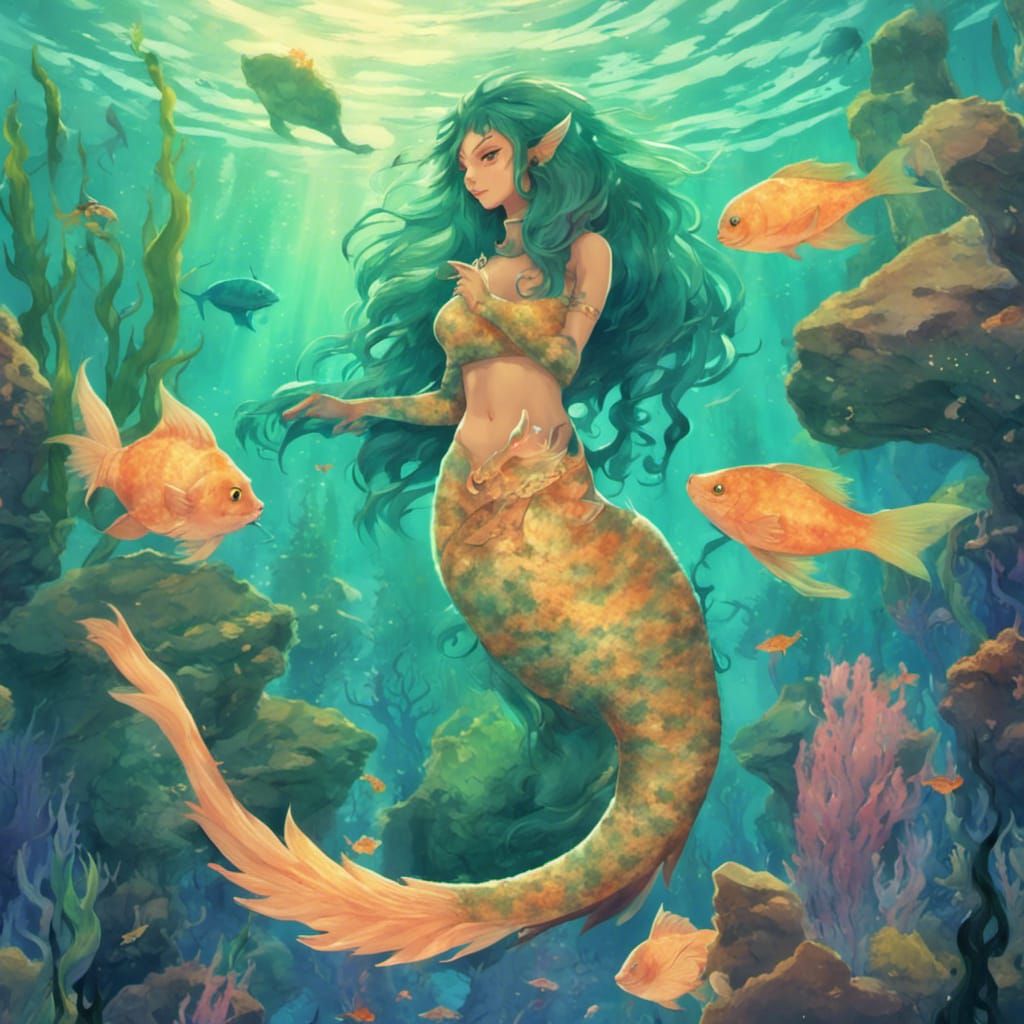 Pointy eared mermaid?