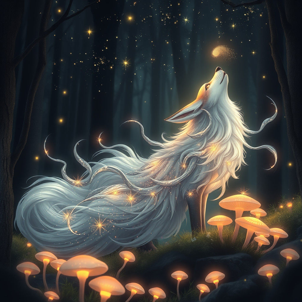 Starry Fox  by @BrightStarKitten