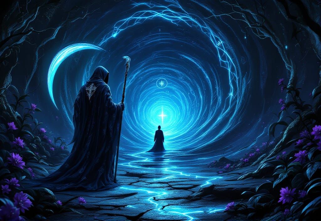 The Abyss Beckons  by @Fleur de Lotus