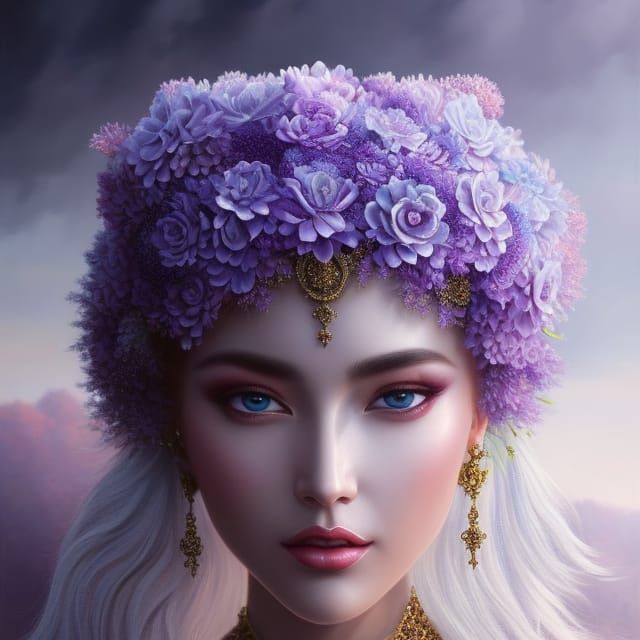 A Insanely detailed portrait painting of fantastical dreamy beautiful
