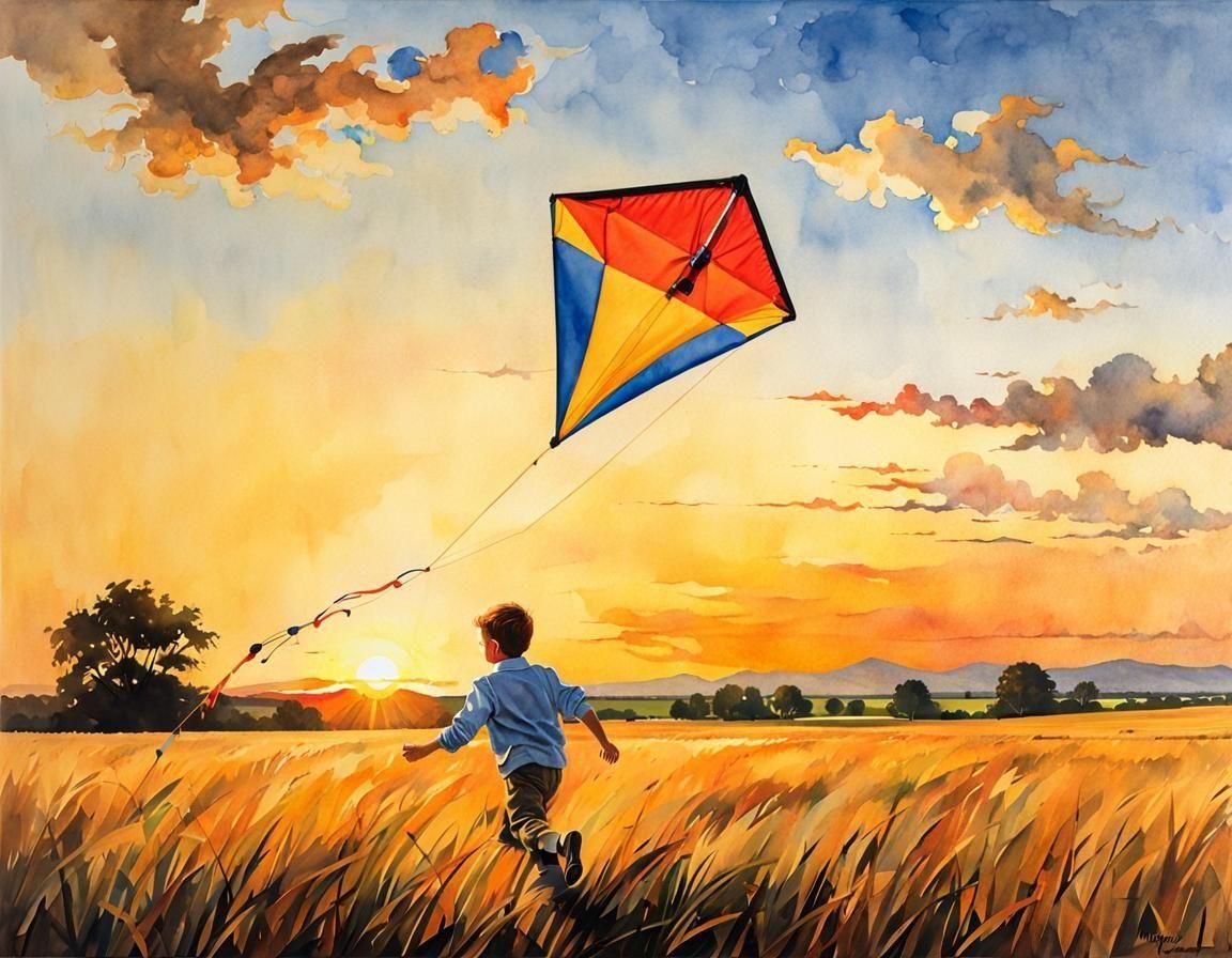 Chasing his Kite! 🪁  by @Sharonjoy