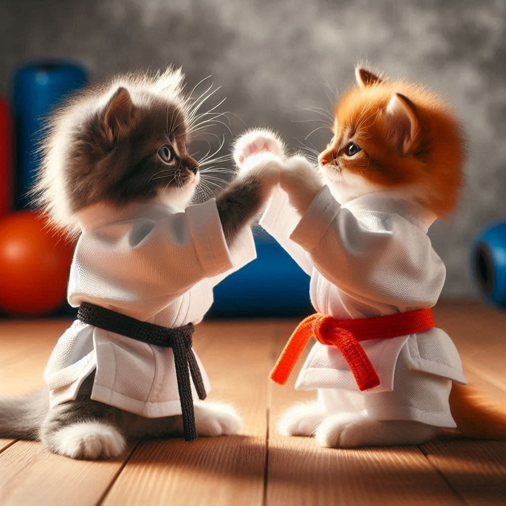 Karate kittens