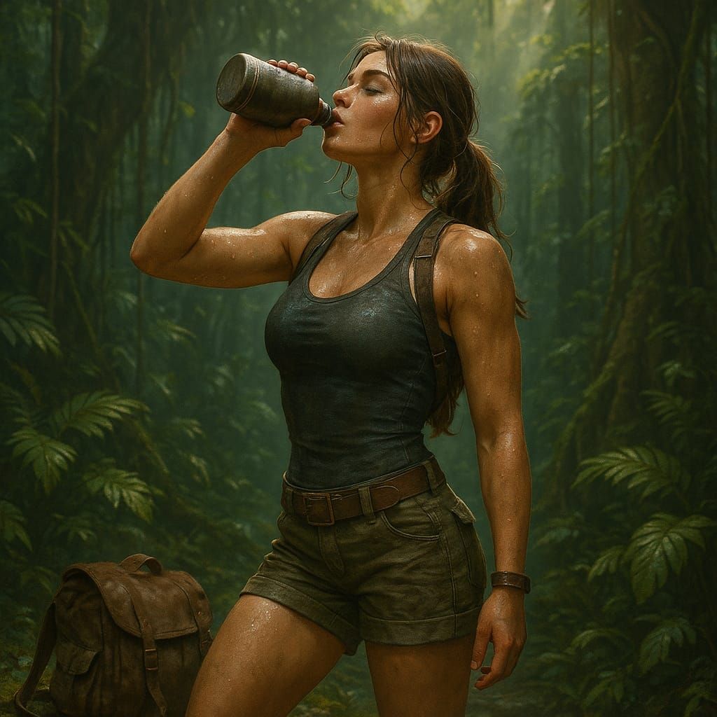 Even Lara needs a break sometimes