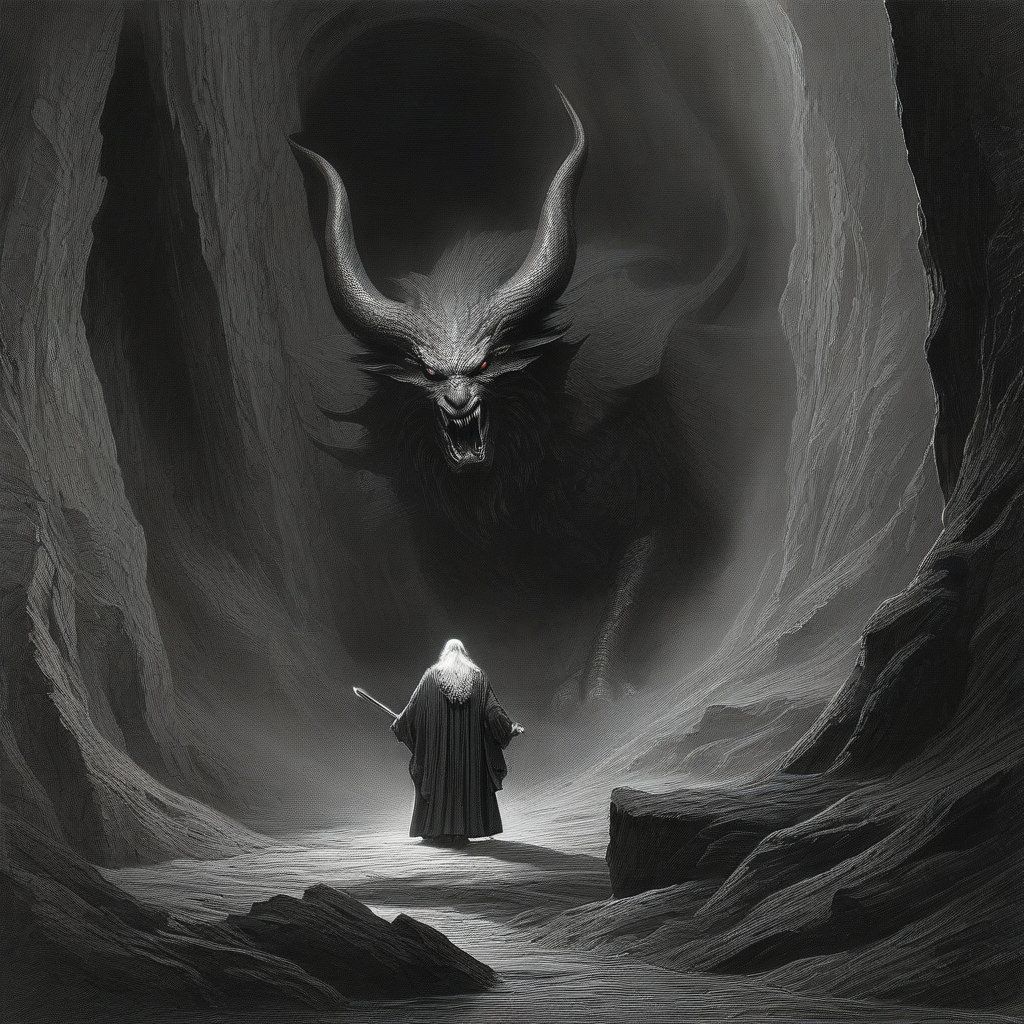 Lord of the Ring 19th Edition : Gandalf meets the Balrog