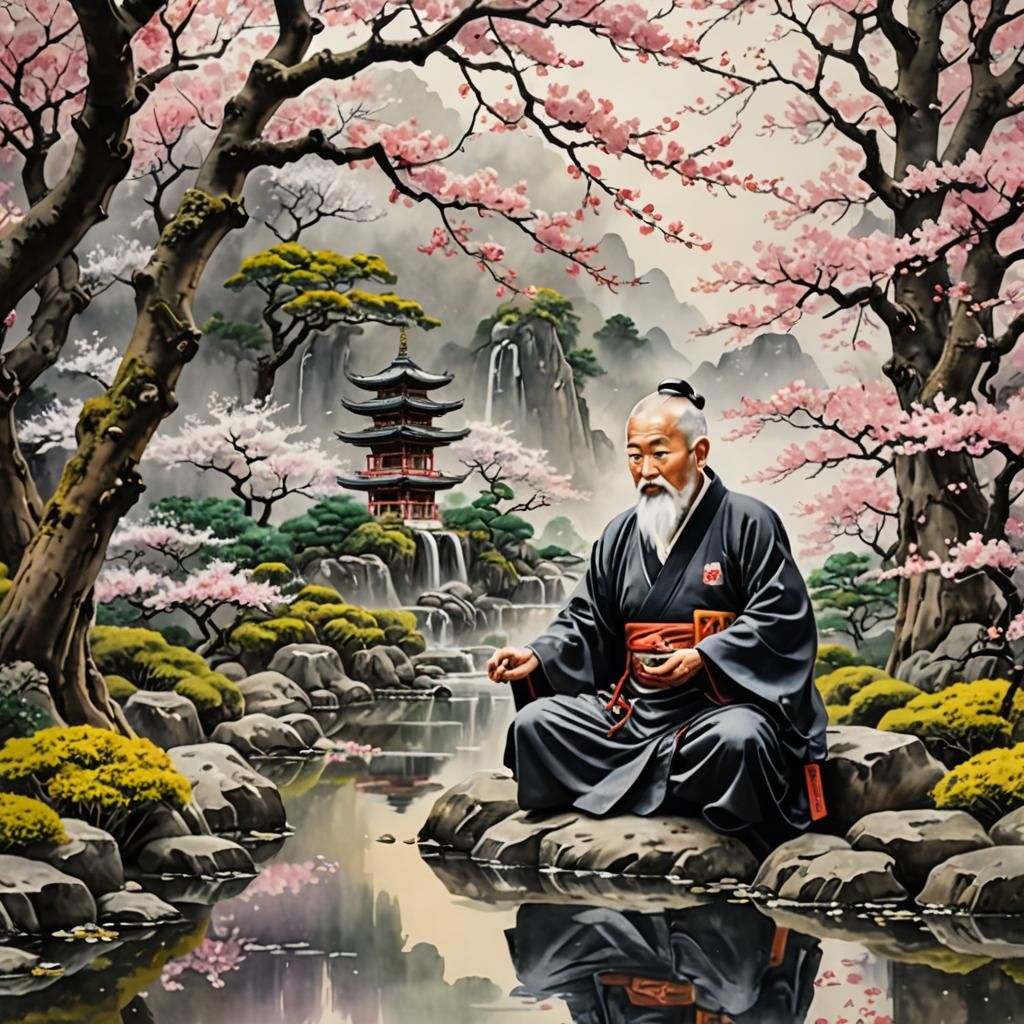 Wise old Zen-Master