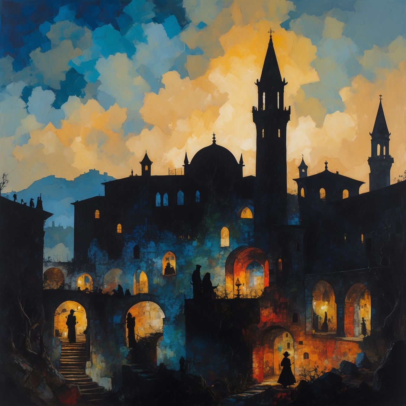 Whispers in the Arched Glow