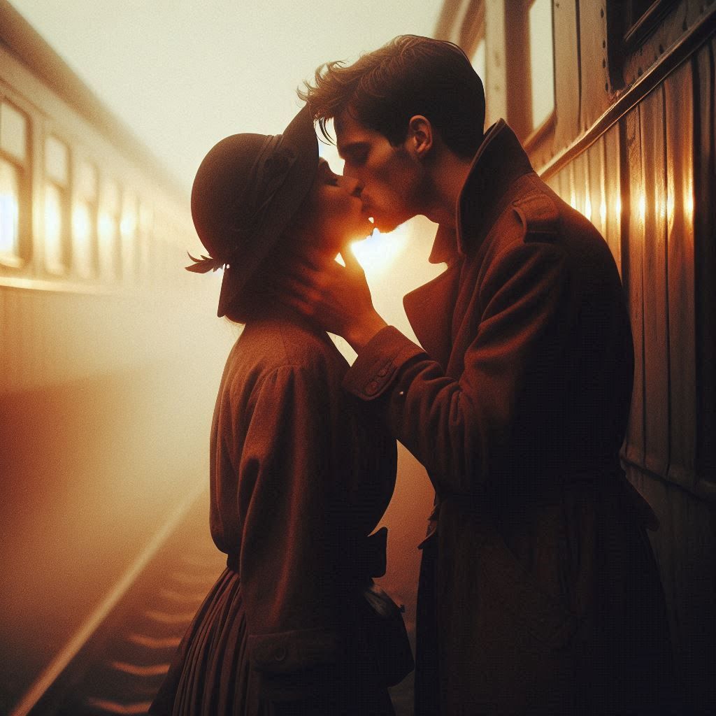 Before the departure.