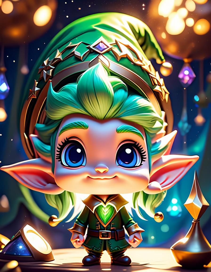 The Elf Apprentice  by @Apok