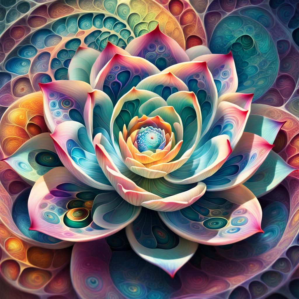 Lotus Fractals   by @Shapes n Shadows