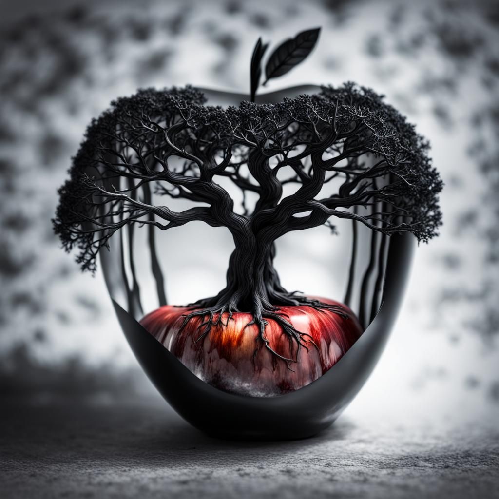 Black tree  by @undefined