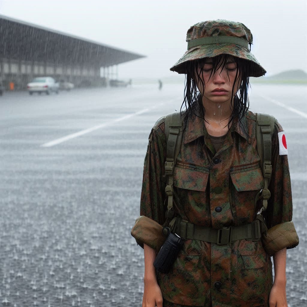 Guarding nothing - Japanese army (2)