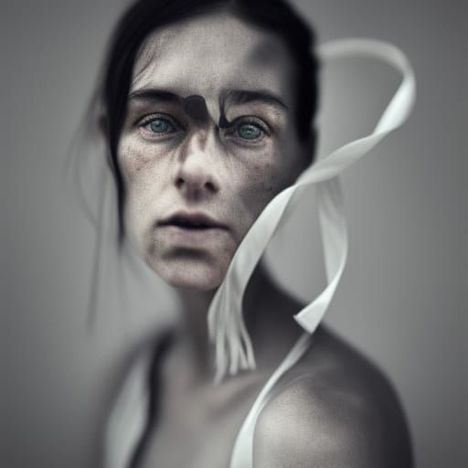 ribbons undone AI Generated Artwork NightCafe Creator