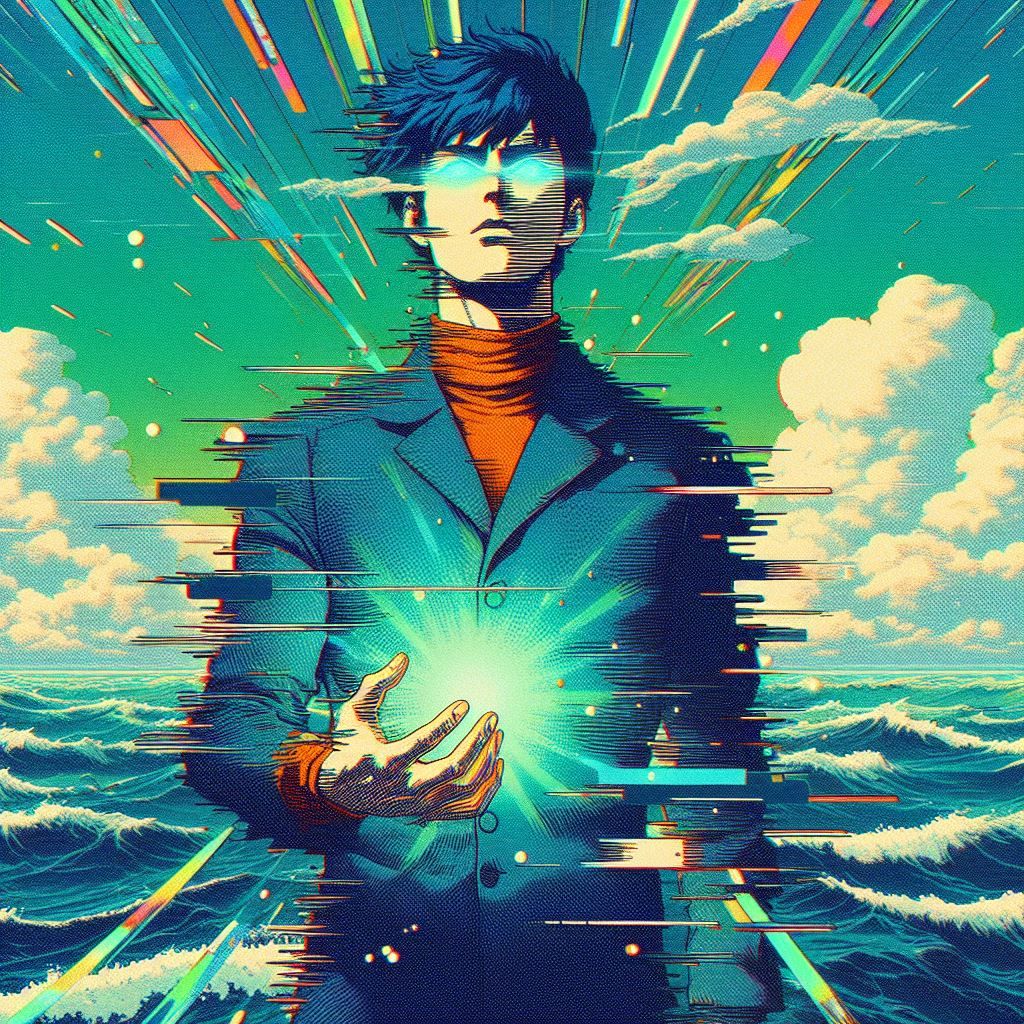 Retro futuristic anime