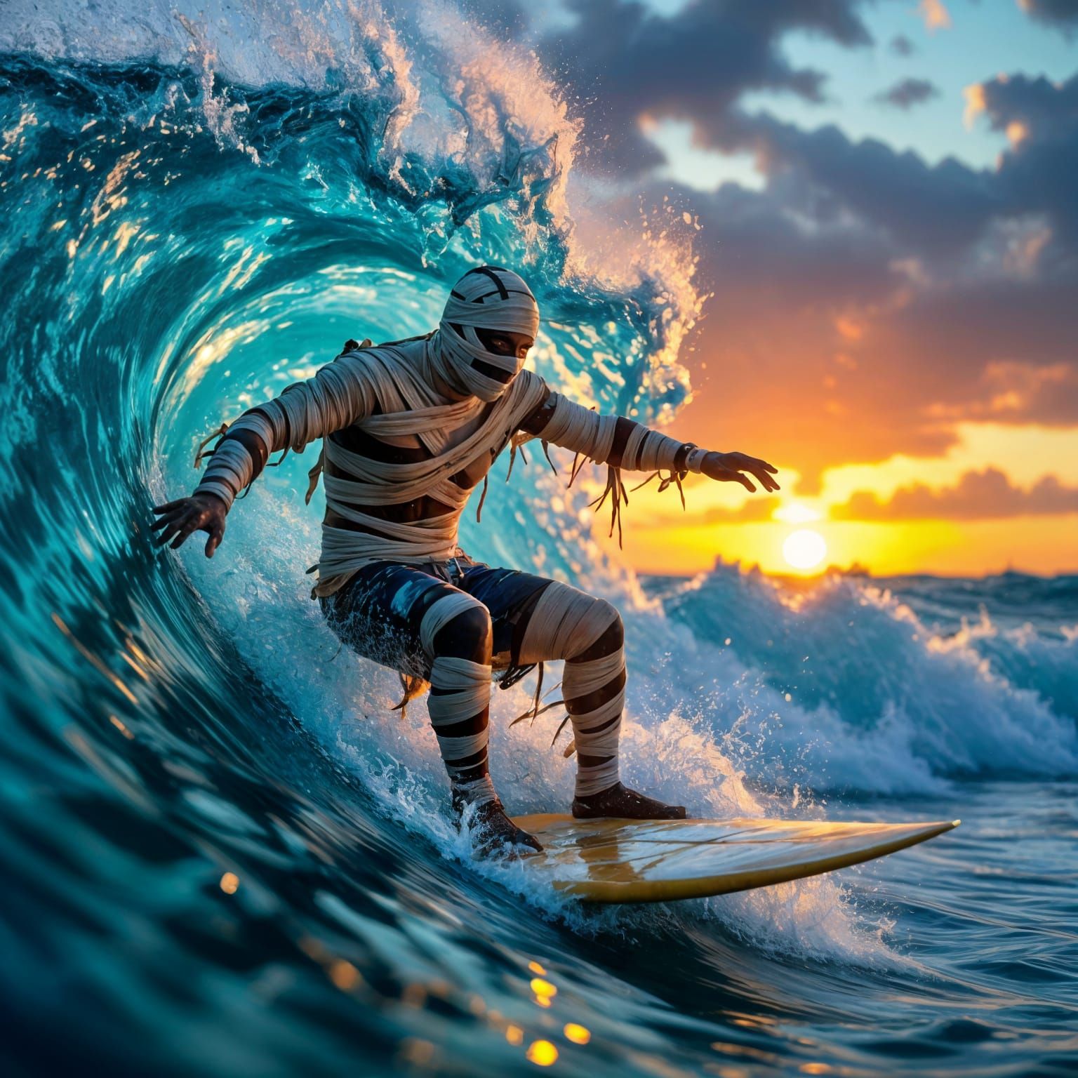 Riding the Waves of Eternity  by @Shywolf