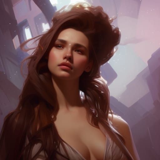 Detailed Portrait of Pretty Girl in Unreal Engine 5