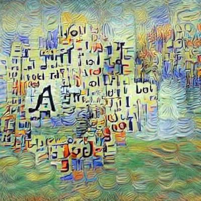 artificial intelligence creating art from given text, pretty much a self portrait by the A.I.