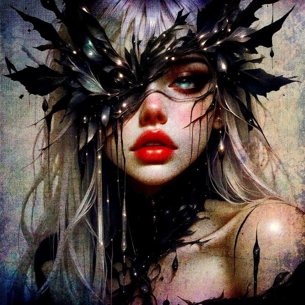 A mask may cover the face, but not the soul.....