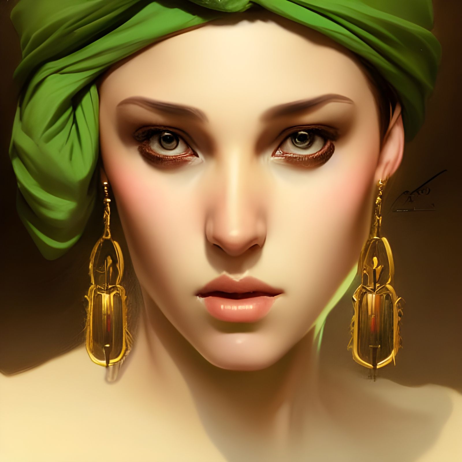 Golden earrings