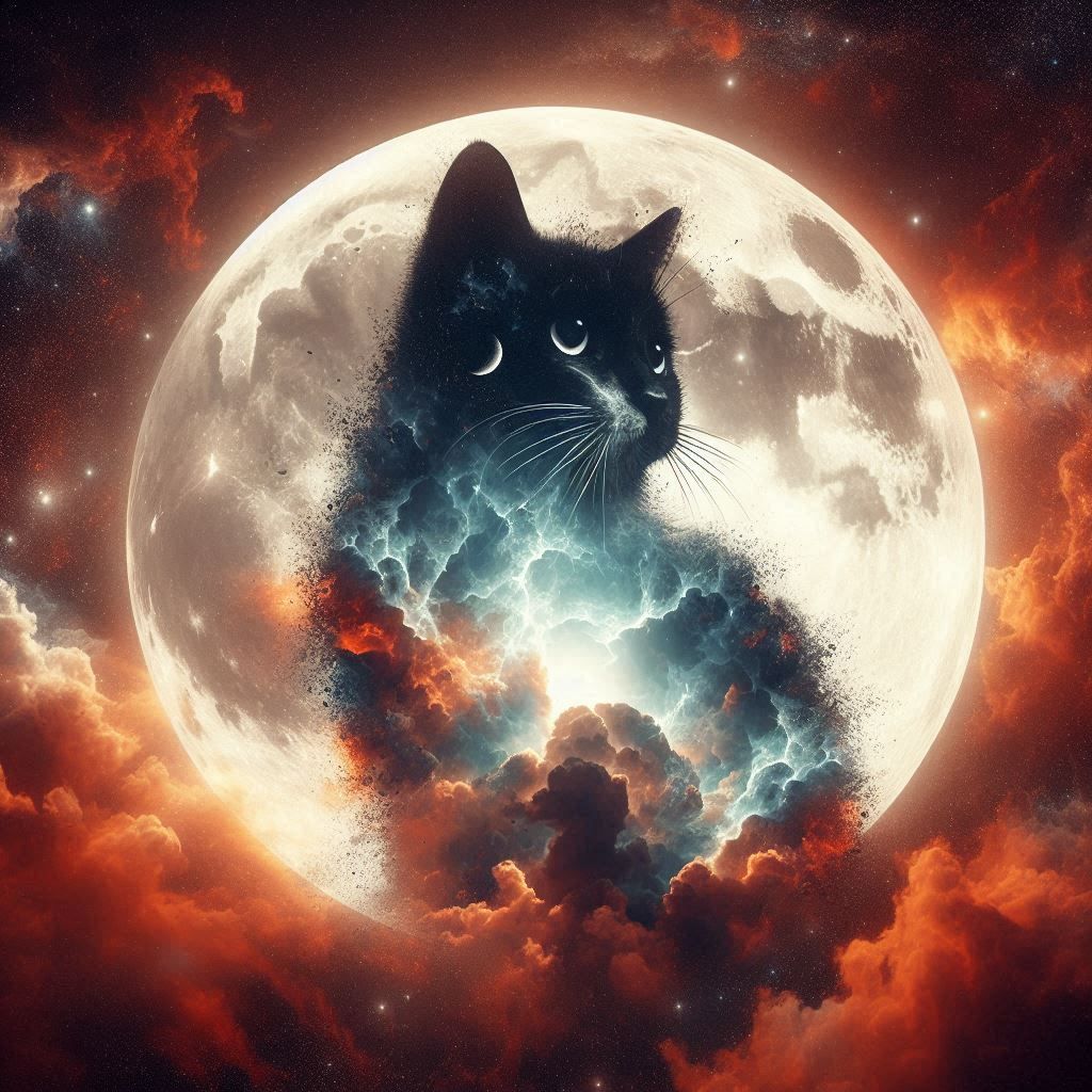 Moon cat  by @Sky_Pipitz_Jr