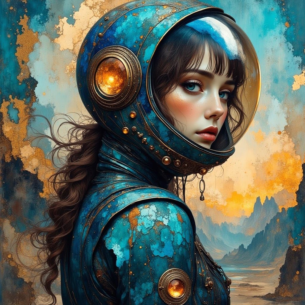 Beauty in Blue  by @SuperGen