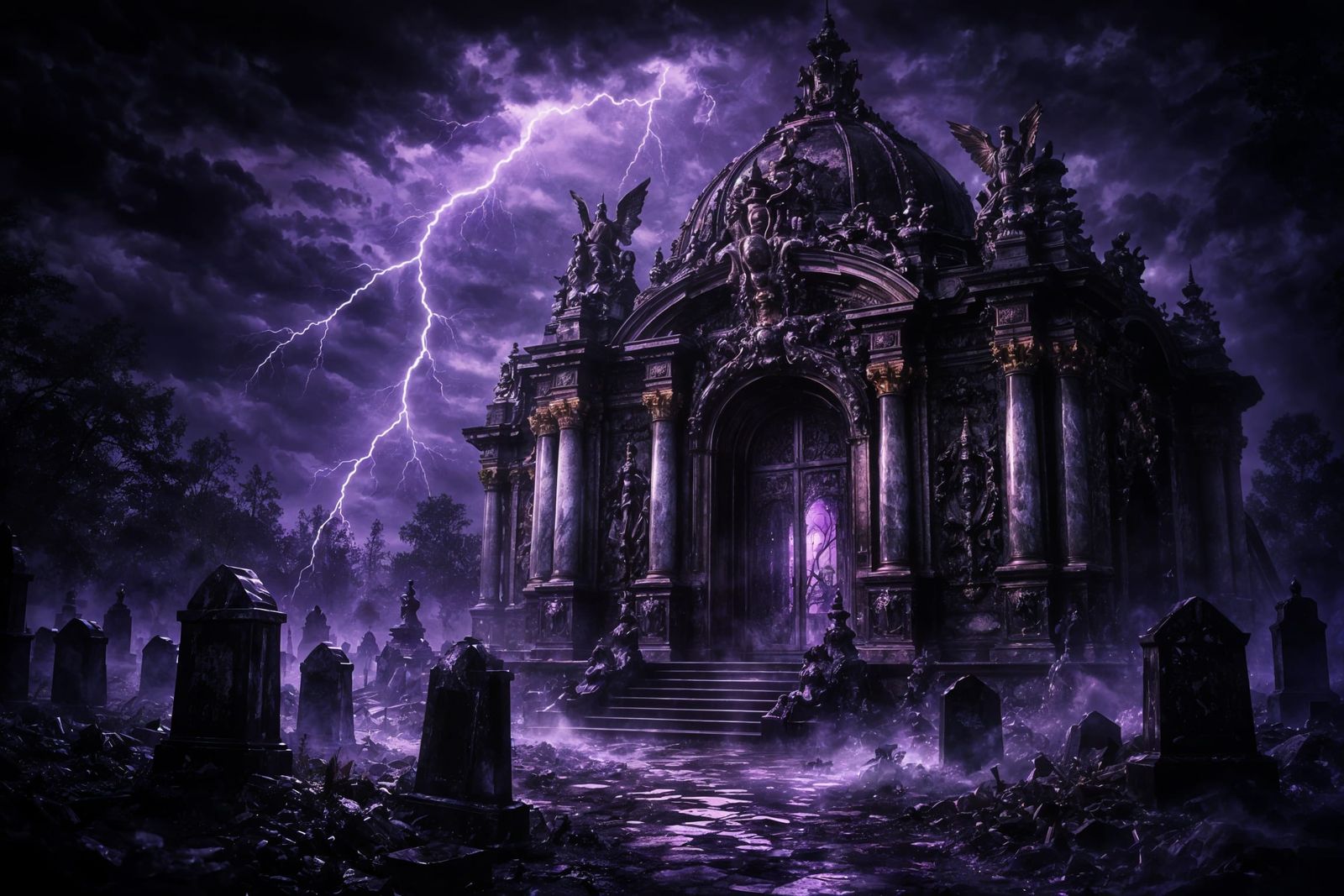 Midnight at the Mausoleum