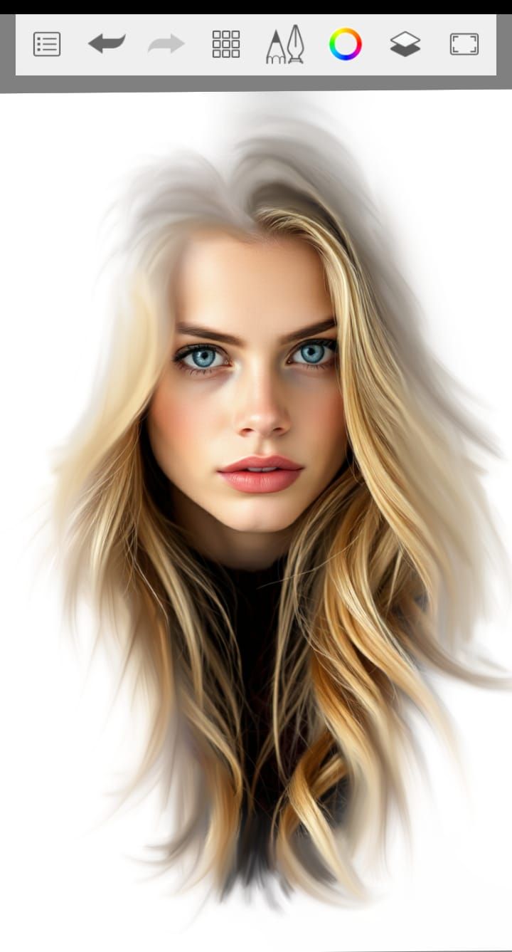 Start to a finger painting