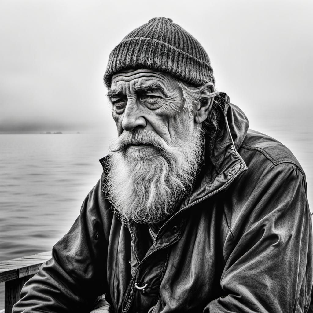 The old Man and the Sea  by @Gokiburi