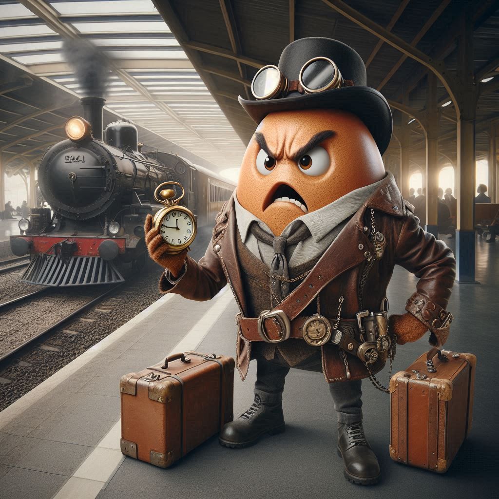 My train is late again 😡😡