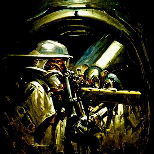 Trench Warfare Space Army
