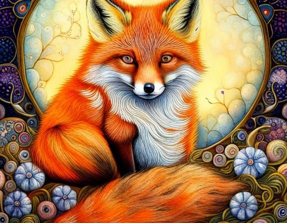 Fox - Ai Generated Artwork - Nightcafe Creator