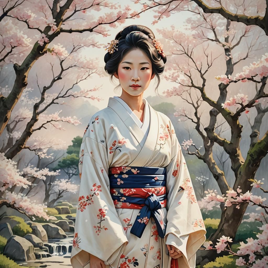 An Asian woman