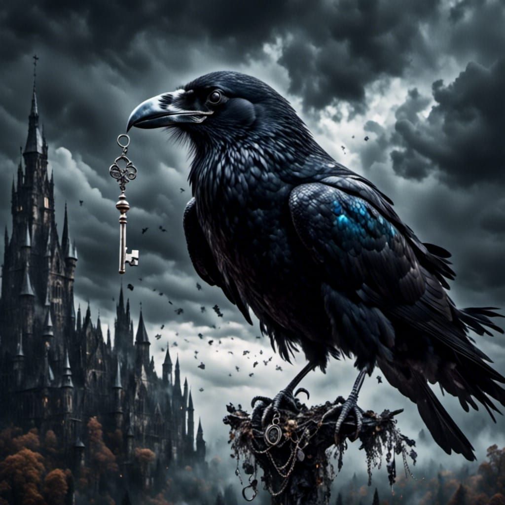 Apocalyptic fantasy scene 