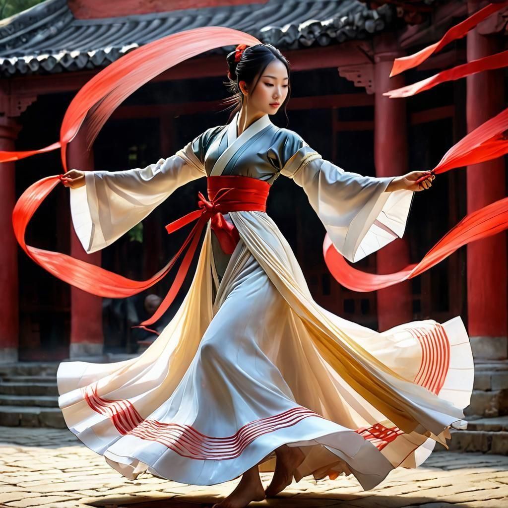 Ribbon Dance  by @Superbear