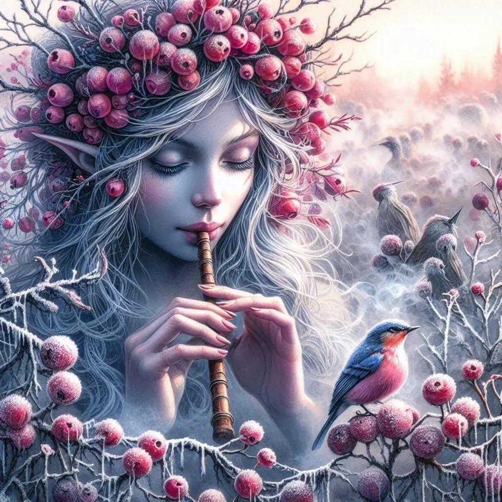 The fairy of the berries  by @Neromagenta