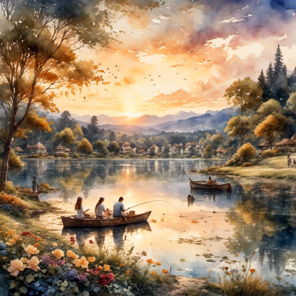 Day at the lake  by @Cj