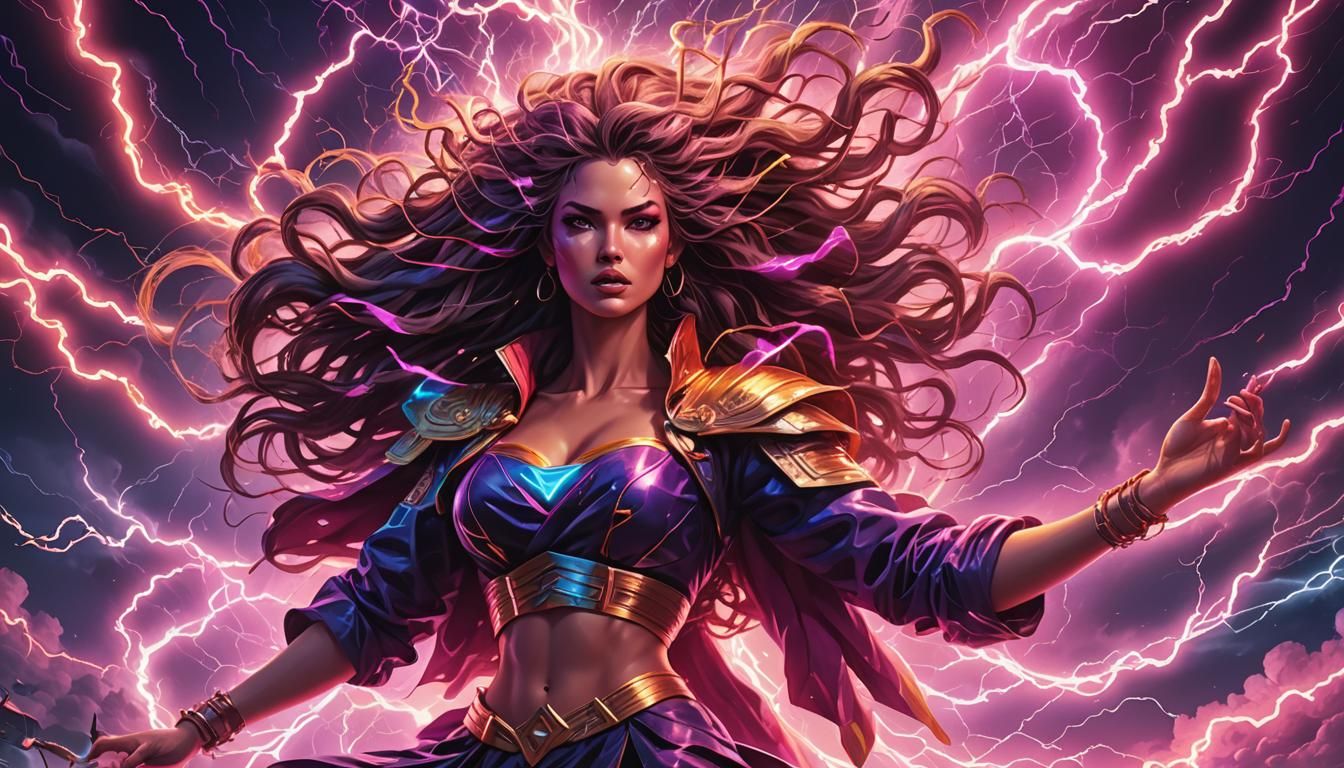Modern Goddess of thunder  by @Archibald